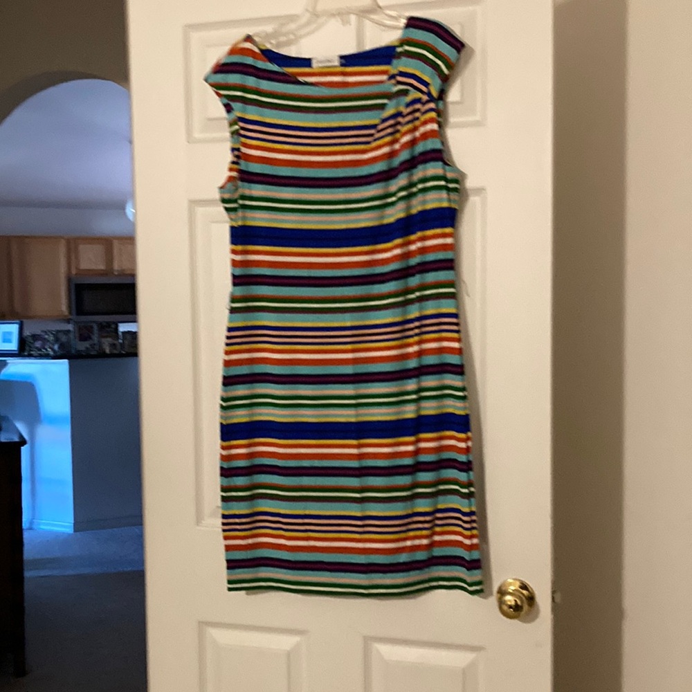 Striped dress multicolor by Calvin Klein